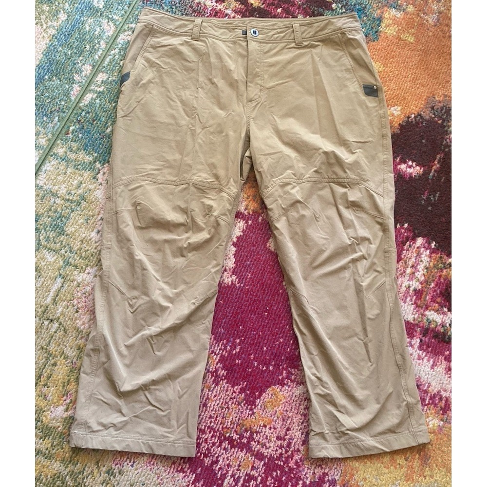 Sitka Gear Territory Pants Mens 42R Beige Hiking Hunting Outdoor Stretch